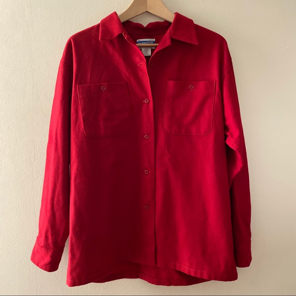 Vibrant Red Pendleton Knockabout Shirt